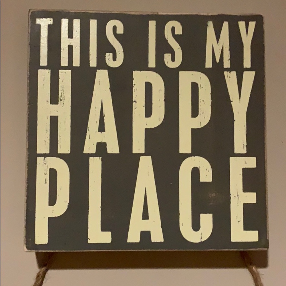 Wood sign